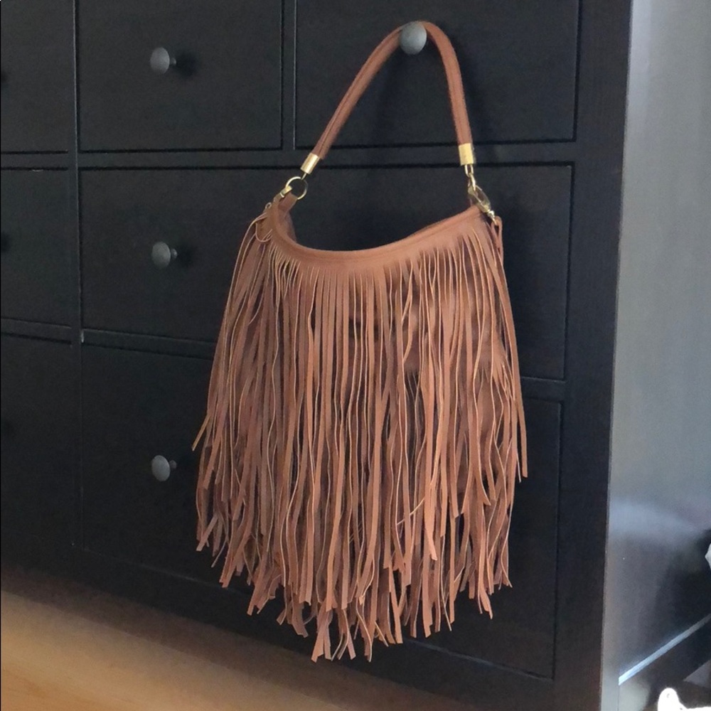 Fringe Hobo Bag